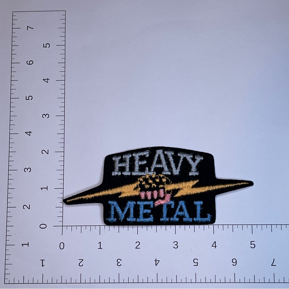 Heavy Metal Embroidered Patch